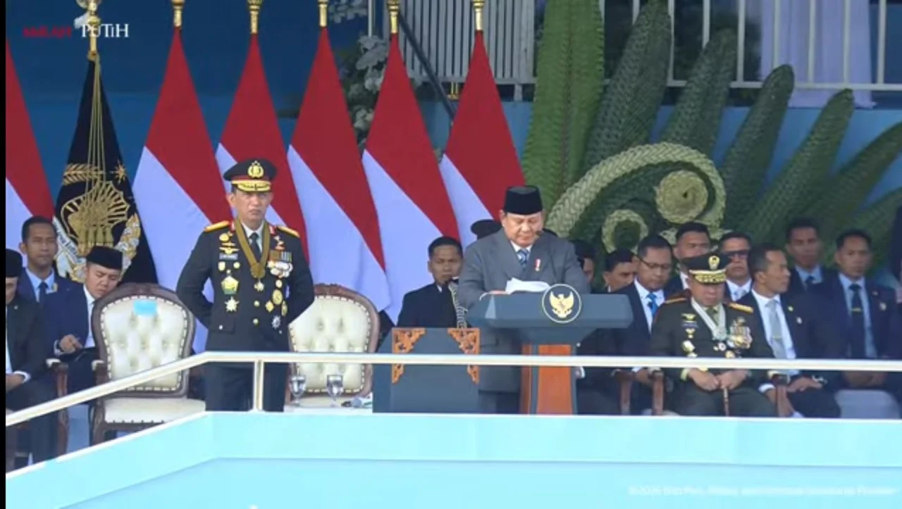 Presiden Prabowo Subianto : Polri Sebagai Penjaga Demokrasi dan Jamin Penyampaian Pendapat